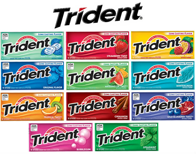Kẹo Cao Su Trident Của Mỹ 12 Thanh