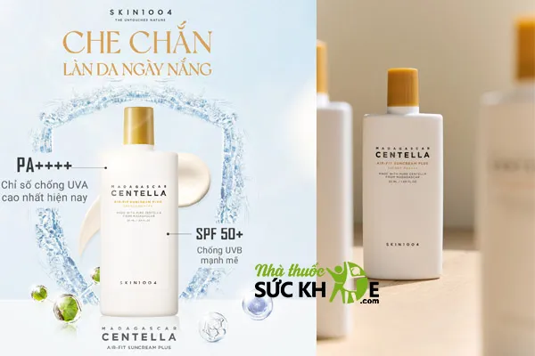 Kem chống nắng Hàn Quốc cho da nhạy cảm Centella Skin1004