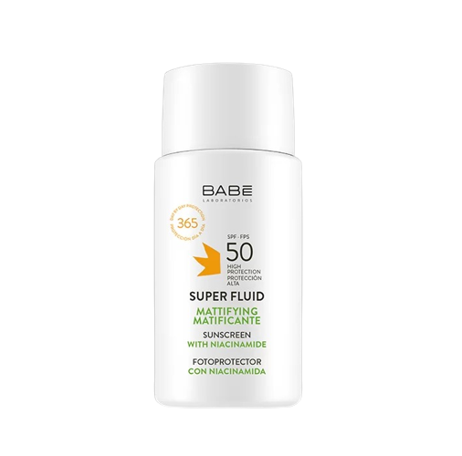 Kem chống nắng kiềm dầu Babe Super Fluid Mattifying SPF 50