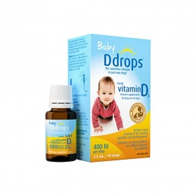 Baby Ddrops Vitamin D3 Cho Trẻ Sơ Sinh 90 Giọt Của Mỹ