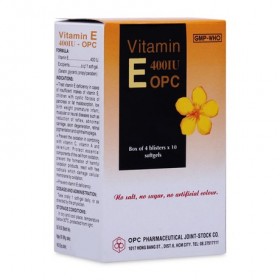 Thuốc điều Trị Và Phòng Ngừa Thiếu Hụt Vitamin E 400iu Opc