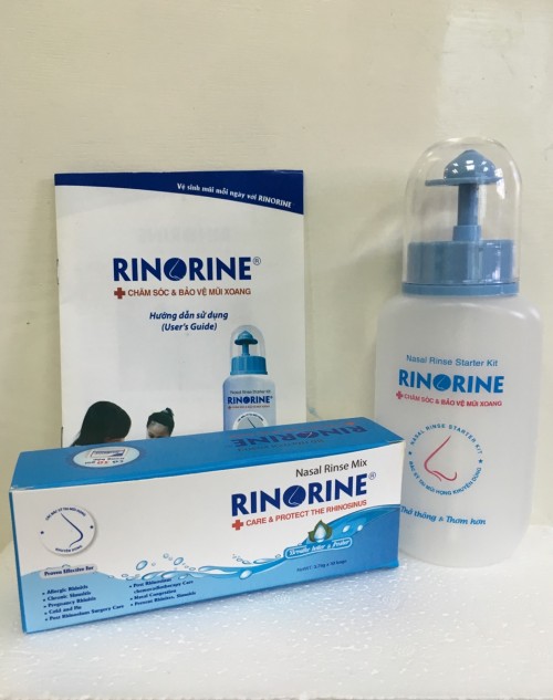 Binh Rửa Mũi Rinorine 30 Goi Muối
