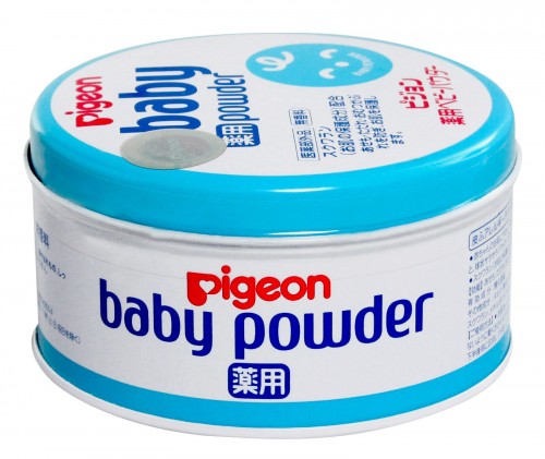 Phấn Rom Pigeon Baby Power Mau Xanh Của Nhật 150g