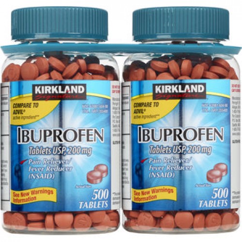Viên uống giảm đau KirkLand Ibuprofen 200mg của Mỹ 500 viên