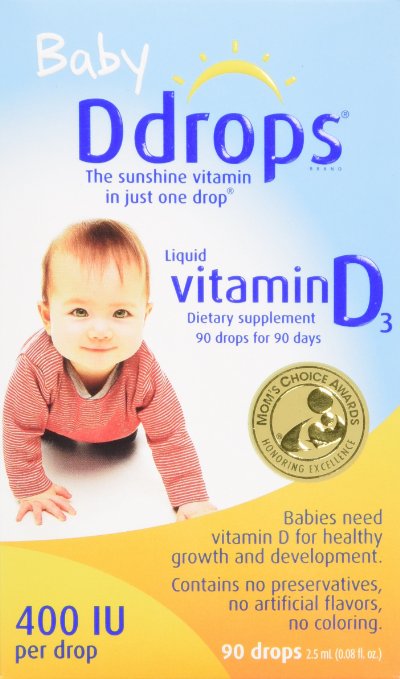Baby Ddrops Vitamin D3 Cho Trẻ Sơ Sinh 90 Giọt Của Mỹ