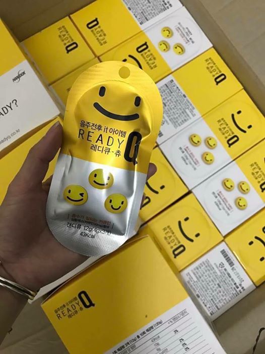 Kẹo Giải Rượu Hàn Quốc Ready Q Chew Gói 3 Viên