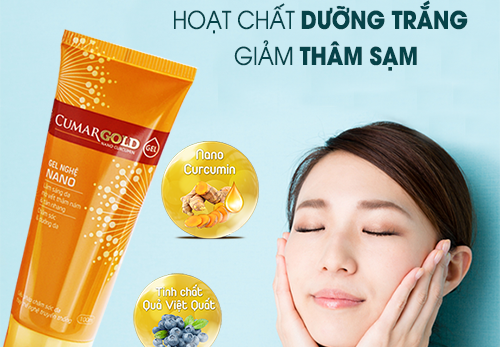 CumarGold Gel Dưỡng Trắng Da, Mờ Thâm, Nám