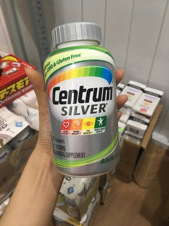 Vitamin tổng hợp Centrum Silver Adults 50+ cho người cao tuổi 2