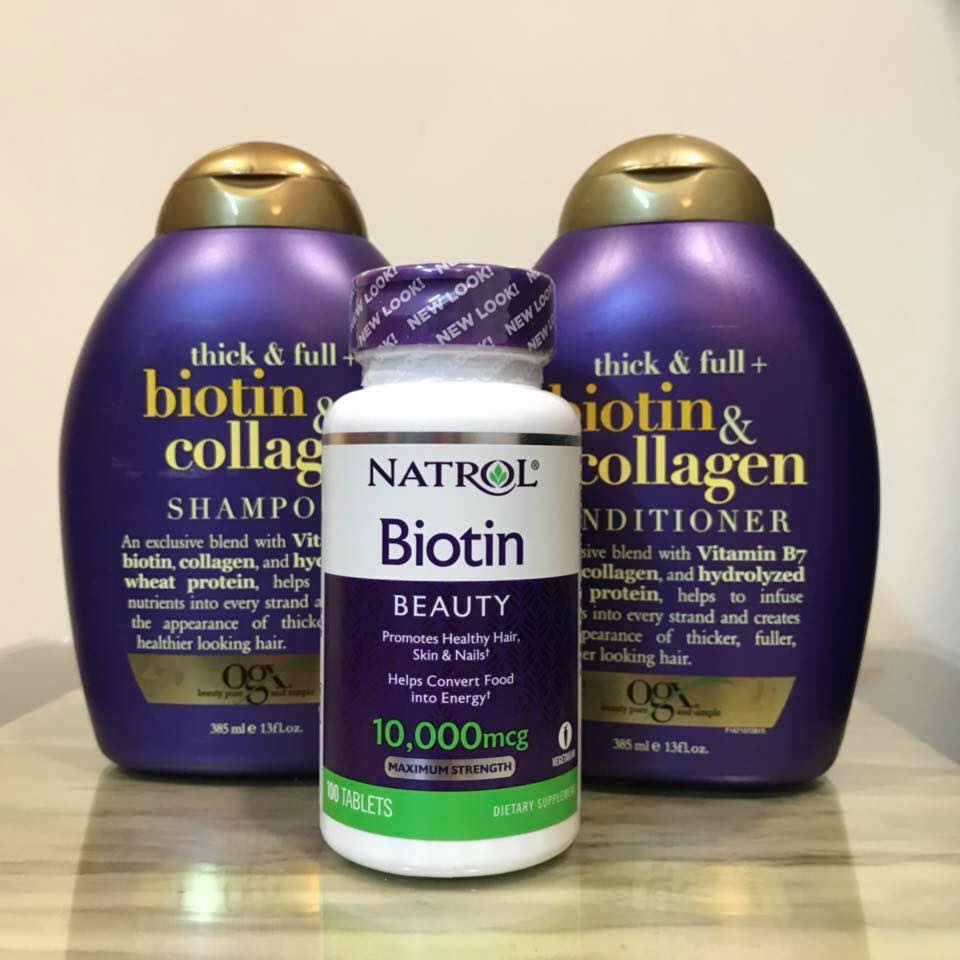 Dầu Xả Mượt Tóc Biotin & Collagen OGX Của Mỹ
