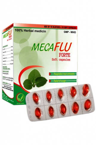 Thuốc Mecaflu Forte - Biệt dược có tác dụng điều trị các chứng ho, đau họng, sổ mũi, cảm cúm