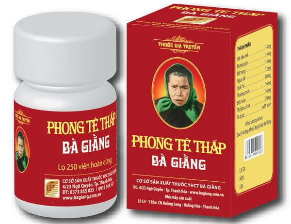 Thuốc Điều Trị Phong Tê Thấp Bà Giằng