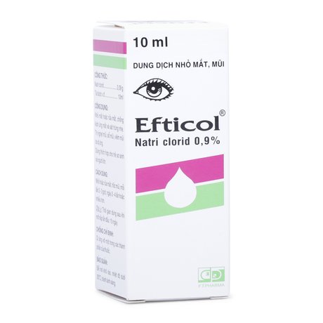 Efticol 10ml - Thuốc nhỏ mắt, mũi chống kích ứng, sát trùng