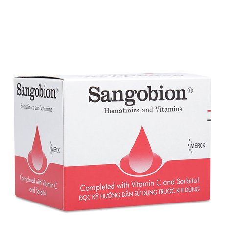 Thuốc phòng ngừa & điều trị thiếu máu do thiếu sắt Sangobion 1