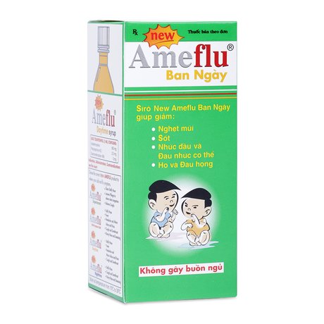 Siro trị cảm lạnh, cảm cúm thông thường Ameflu Daytime(60ml) 1