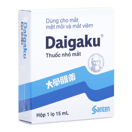 Thuốc nhỏ mắt Daigaku (15ml)- Xuất xứ Nhật Bản 1