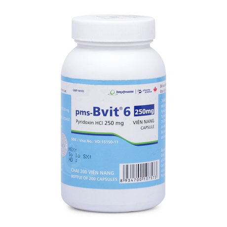Thuốc điều trị và phòng bệnh thiếu Vitamin B6 PMS- BVIT 6 1