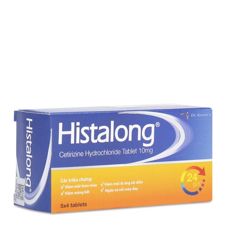 Thuốc viêm mũi dị ứng theo mùa, mề đay Histalong (20 viên) 1