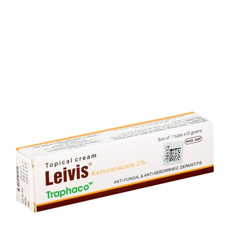 Kem điều trị vi nấm, viêm da Leivis (tuýp 10g) 1