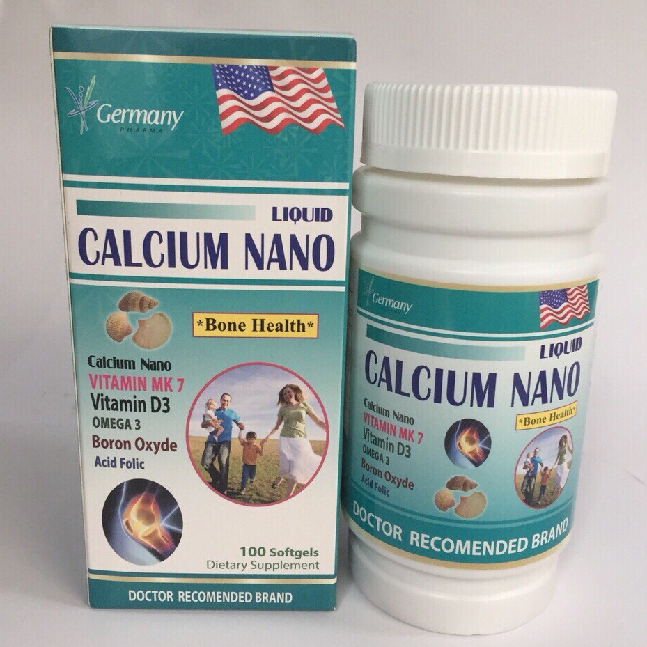 Calcium Nano bổ sung canxi cho cơ thể- Xuất xứ Việt Nam 1