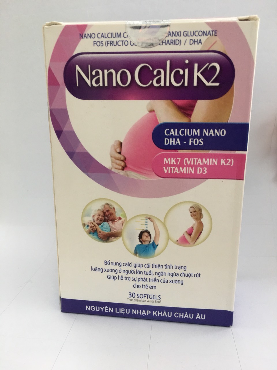 Nano Calci K2 giúp bổ sung calci và hỗ trợ xương phát triển 1