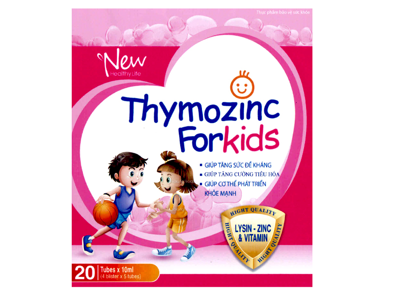 Thymozinc for kids hỗ trợ tăng cường sức đề kháng cho trẻ 1