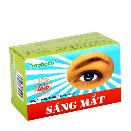Thuốc sáng mắt Traphaco (10 vỉ x 10 viên/ hộp) 1