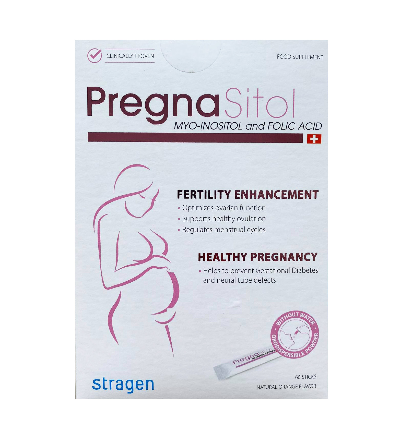 Gói uống Pregnasitol hỗ trợ tăng cường khả năng thụ thai