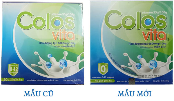 Sữa non Colosvita cho trẻ từ 0-12 tháng, tăng cường miễn dịch