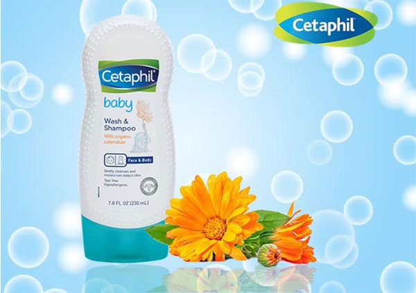 Thành phân Sữa tắm Cetaphil cho bé: Dưỡng ẩm, Da mềm mại 230ml, chính hãng