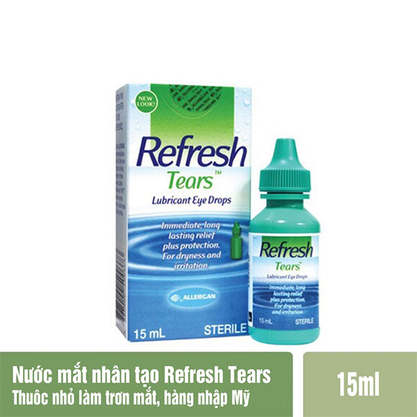 Công dụng Thuốc nhỏ mắt Refresh Tears - Nước mắt nhân tạo
