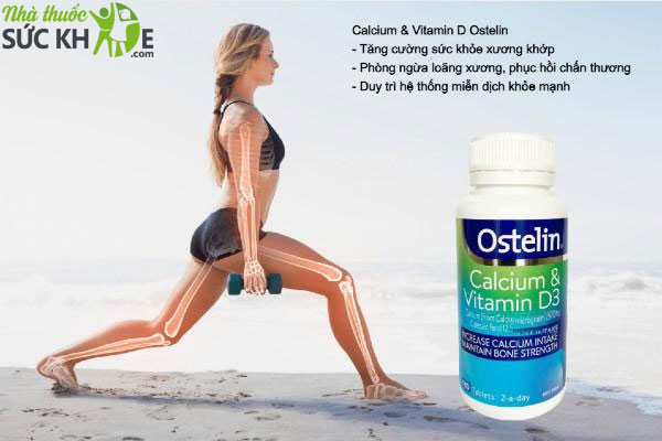 Canxi cho người già của Úc Ostelin cải thiện sức khỏe xương khớp, tăng hấp thu Canxi