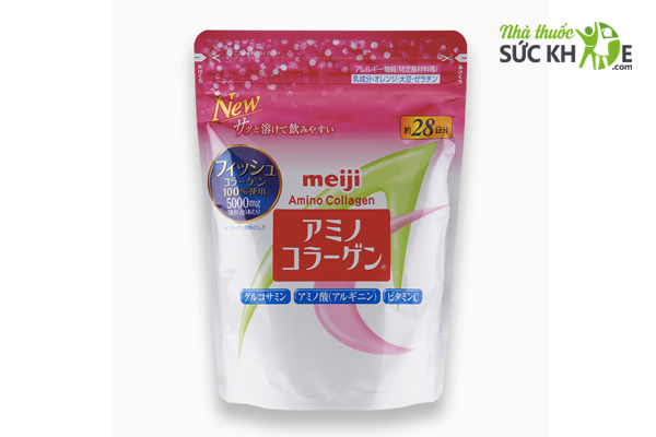 Meiji Amino Collagen Dạng Bột Cho Phụ Nữ Dưới 40 Tuổi 2