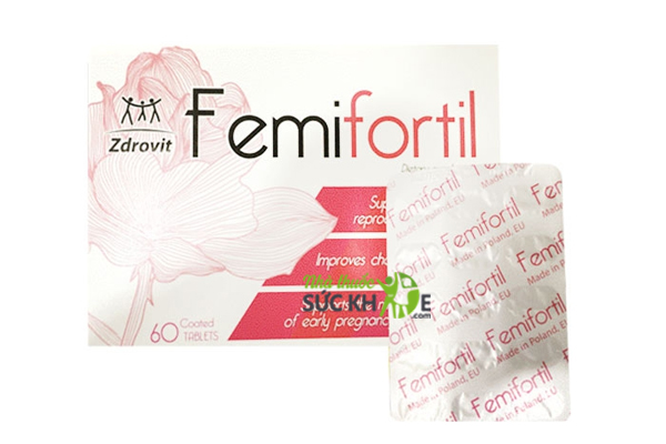 Femifortil - hỗ trợ trứng khỏe, tăng khả năng thụ thai 