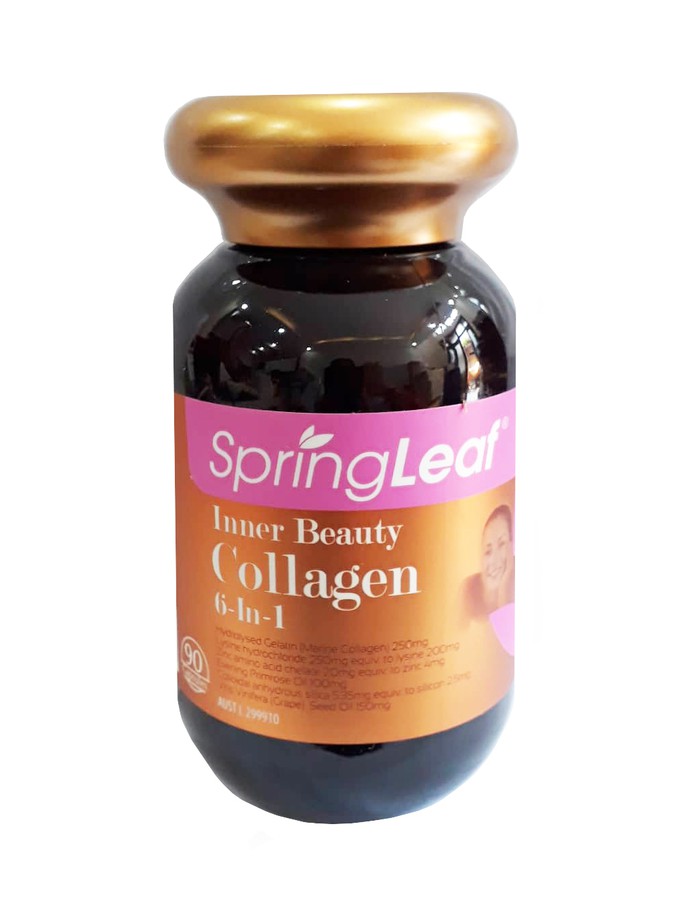 Viên Uống Collagen Spring Leaf Inner Beauty Plus 90 viên Của Úc