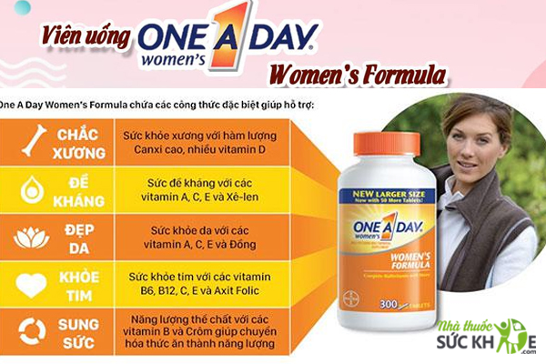 Ưu điểm của vitamin tổng hợp One a day womens