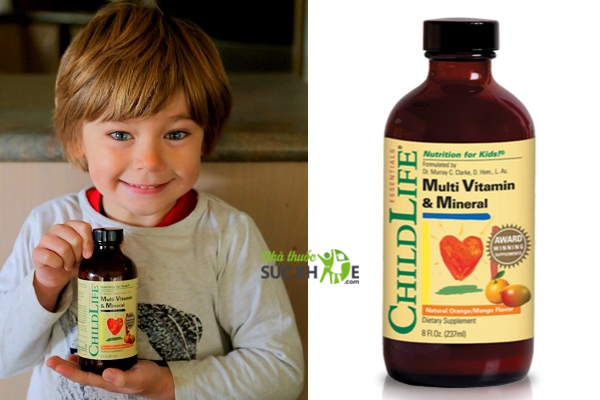 Vitamin tổng hợp Childlife essentials multi & mineral