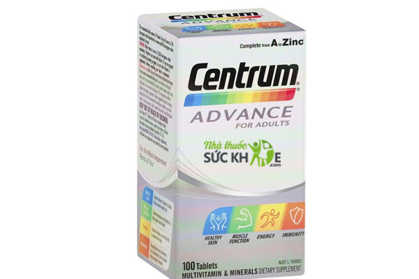 Vitamin tổng hợp cho dưới 50 tuổi Centrum Advance For Adults