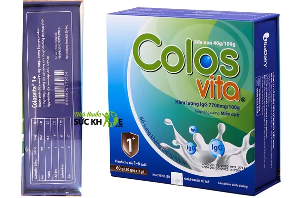 Sữa non Colosvita dành cho độ tuổi từ 1- 6