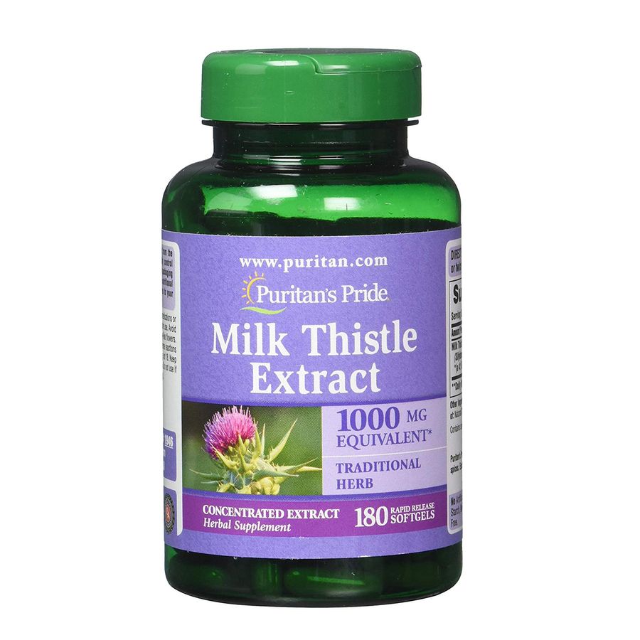Viên uống bổ gan Milk Thistle Extract Hãng Puritan Pride 1000 Mg