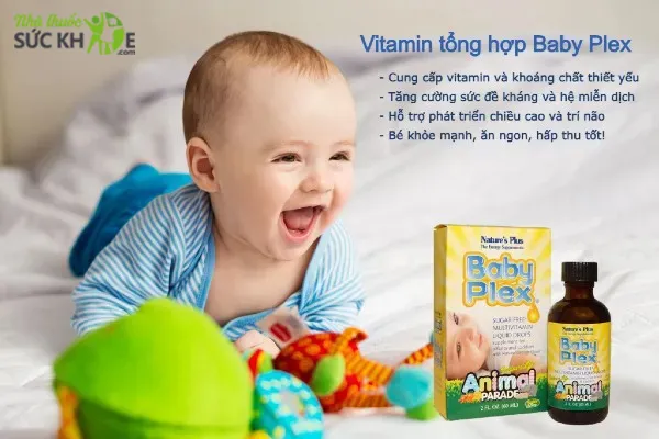 Vitamin tổng hợp Baby Plex hỗ trợ tiêu hóa, cải thiện biếng ăn