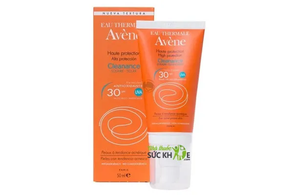 Kem chống nắng cho nam tốt nhất Avene High Protection Cleanance Sunscreen SPF 30