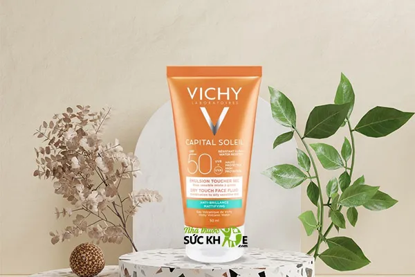 Kem chống nắng không màu Vichy Idéal Soleil Mattifying Face Fluid Dry Touch