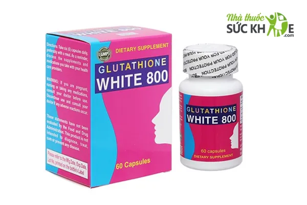 Viên uống trắng da của Mỹ Glutathione White 800