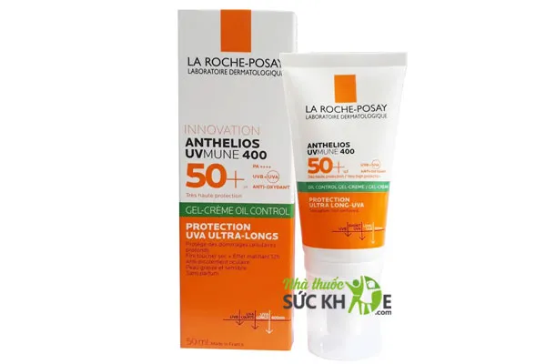 Kem chống nắng La Roche-Posay Anthelios XL Fluide Gel Cream Oil Control 