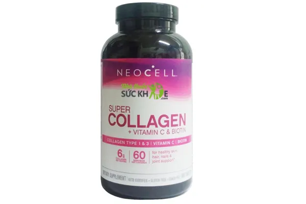 Viên uống đẹp da của Mỹ NeoCell Super Collagen +C Type 1&3
