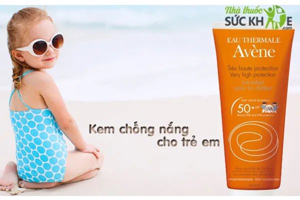 Kem chống nắng Avene Very High Protection Lotion For Children 50+ 