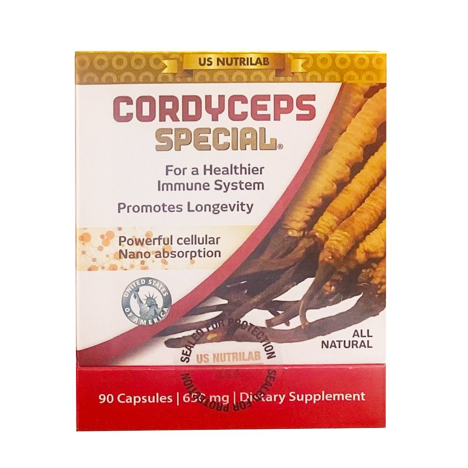 Viên uống đông trùng hạ thảo đỏ Cordyceps Special lọ 90 viên