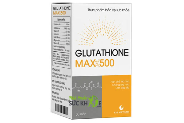 Viên uống Glutathione Maxx 500 hộp 30 viên 