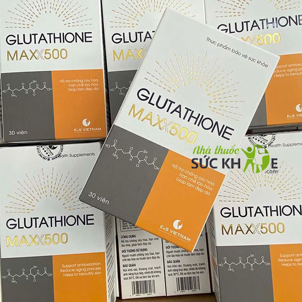 Viên uống Glutathione Maxx 500 hỗ trợ trẻ hóa làn da 