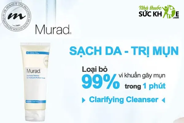 Review sữa rửa mặt có BHA Murad